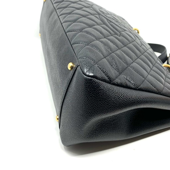 100% Auth Chanel Caviar Grand Shopping XL Tote Bag - Picture 11 of 15
